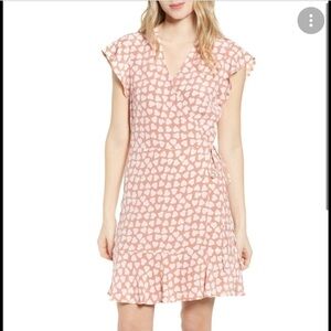 Rails Leanne ruffle wrap dress size: medium NWT